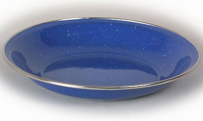 Seegler Produkte Emaille Teller mit Stahlrand, &Oslash; ca. 20 cm