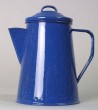 Relags Emaille Kaffeekanne, blau 1,8l