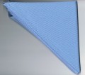 Halstuch / Dreiecktuch einfarbig hellblau, ges�umt