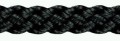Kordel Polyamid geflochten, 3 mm �, schwarz, 50m